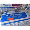 Image 8 : Multiple Bags Johns Manville R13 Kraft-Faced Fiber Glass Batts