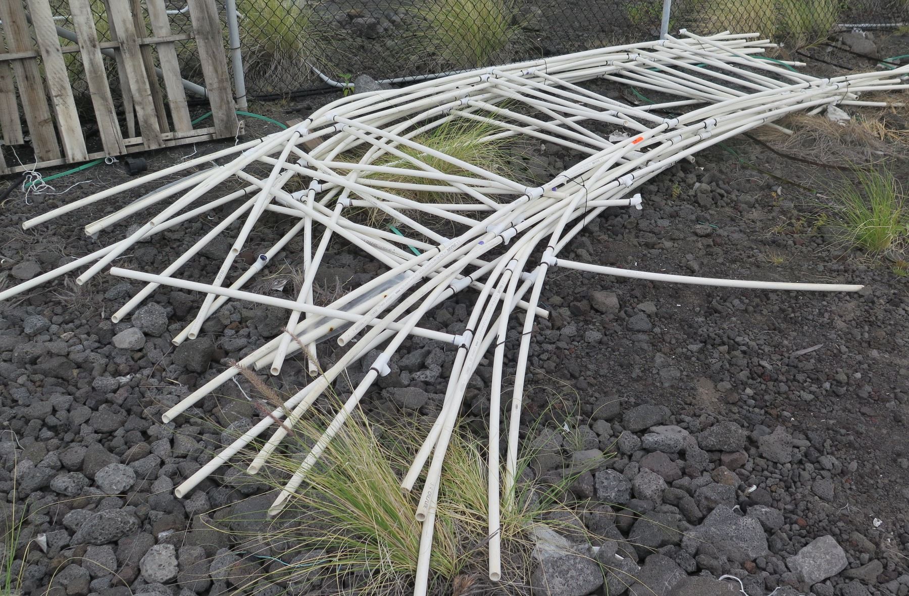 Multiple PVC Pipe Lengths w/ Some Fittings