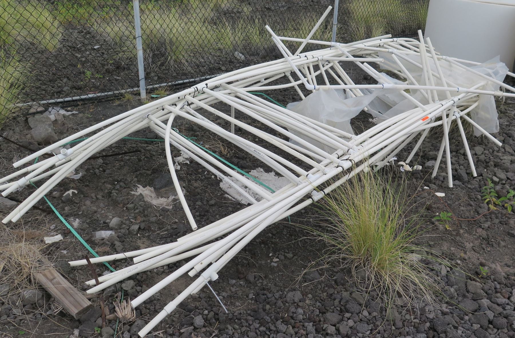 Multiple PVC Pipe Lengths w/ Some Fittings