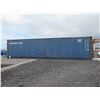 Image 2 : Blue 40-Ft Shipping Container, Modified w/ End Door (contents not included). See pickup schedule bel