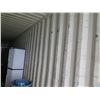 Image 8 : Blue 40-Ft Shipping Container, Modified w/ End Door (contents not included). See pickup schedule bel