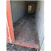 Image 8 : Red 40-Foot Shipping Container, Modified w/ End Door (See pickup schedule below)