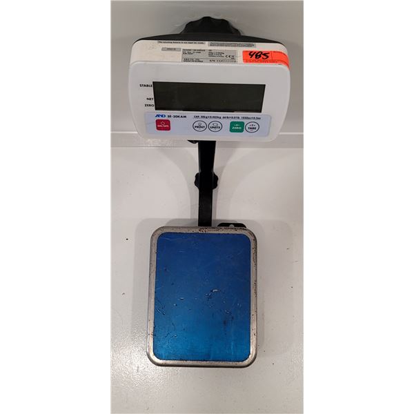 A&D SE-30KAM Basic Washdown Bench Scale w/ Medium Platform
