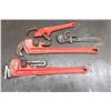 Image 1 : LOT DE 4 PIPE WRENCHES ASST