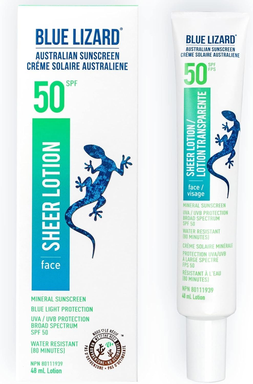 BRAND NEW 48ML BLUE LIZARD 50 SPF SUNSCREEN