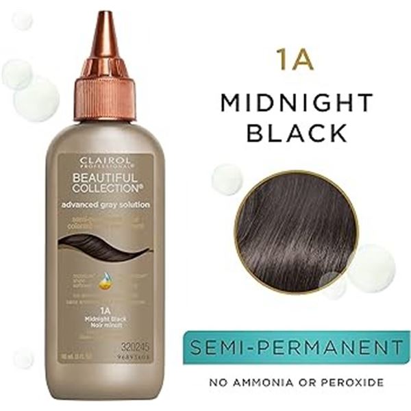 3 NEW CLAIROL BEAUTIFUL COLLECTION 1A GRAY