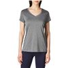 Image 1 : NEW HANES SPORTS EBONY HEATHER V NECK SHORT SLEEVE