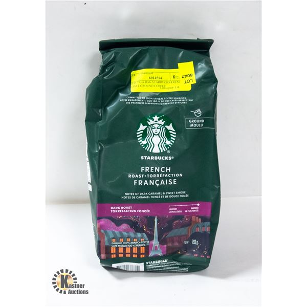 NEW 793G BAG STARBUCKS FRENCH ROAST GROUND COFFEE