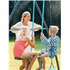 Image 2 : NEW Plum - Premium Metal Double Swing & Glider w/mist