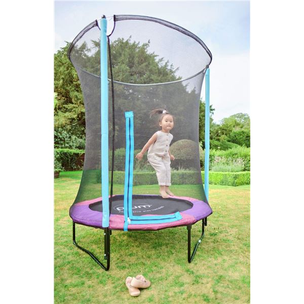 NEW Group of 2 Plum 4.5ft. Junior Trampoline (Indoor/Outdoor)