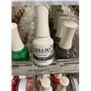 Image 2 : Nail Salon Shelving & Display Rack (approx 74in x 38in x 18in) w/ assorted supplies - includes Kiara