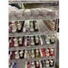 Image 2 : Nail Supply Shelving & Display Rack (approx 74in x 38in x 18in) w/ assorted supplies - includes Kiar