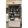 Image 2 : Nail Supply Shelving & Display Rack/cabinet (approx 82in x 39in x 10in) w/ assorted nail supplies - 