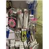 Image 2 : Nail Supply Shelving & Display Rack/cabinet (approx 82in x 39in x 10in) w/ assorted beauty supplies 