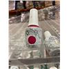 Image 2 : Nail Supply Shelving & Display Rack (approx 70in x 40in x22in) w/ assorted supplies - includes Gelis