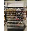 Image 2 : Nail Supply Shelving & Display Rack w/ large group of assorted nail supplies