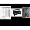 Image 1 : Group of items - Table/ cushions/ rolling kitchen cart (cancelled orders/returns)