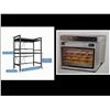Image 1 : Food dehydrator and shelving rack (cancelled orders/returns)