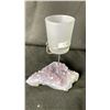 Image 2 : AMETHYST CANDLE HOLDER RETAIL $400