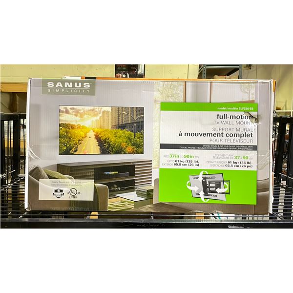 SANUS SIMPLICITY FULL- MOTION TV WALL MOUNT *MAY BE MISSING PIECES*