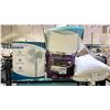 Image 1 : SHELF LOT OF NOVA FOAM MATTRESS FOAM, OSCILLATING FAN AND MORE  *UNKNOWN WORKING CONDITION