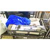 Image 2 : SHELF LOT OF BLANKETS AND ARTIKA CARAT LED VANITY LIGHT  *UNKNOWN WORKING CONDITION/