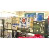 Image 1 : SHELF LOT OF AXE THROW GAME, PERCUSSION MASSAGER AND MORE