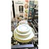 Image 2 : SHELF LOT OF TEA SET CUPS AND MORE