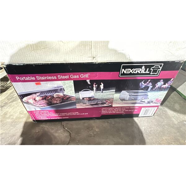 NEXGRILL STAINLESS STEEL TABLE TOP GRILL