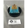 Image 1 : Orgonite Pyramid Turquoise. Retail Price $280.00