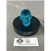 Image 1 : Glass Skull On Display. Retail $280.00