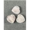 Image 2 : Rose Quartz Heart (3Pc)
