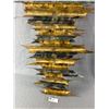 Image 2 : MCM Metal Wall Art. Approx. 48" L. NO SHIPPING