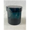Image 2 : 3 Coloured Glass Lidded Containers. Approx. 2" - 4.5" H