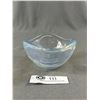 Image 2 : Small Orrefors Opaline Selena Bowl - Signed. Approx. 4.5" Diam