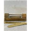 Image 2 : 3 Chinese Brass Locks. Approx. 3.5" H