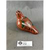 Image 6 : Lot of Mexican Pottery- Tonela Bird Firgurine, Ken Edwards Tonela Spoon Rest Colourful Talvera Fish 