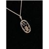 Image 3 : 925 Sterling Silver Asian Pendant ( Strength) with 925 Sterling Silver Chain Necklace