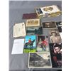 Image 2 : Vintage Chocolate and Cigar Box, Full of Postcards and Small Trinkets