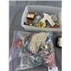 Image 2 : Vintage Lot of Costume Jewelry, Hairbrush etc