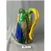 Image 2 : Vintage Mexican Pottery Jug 13" Tall with Man's Face and Snake Handle Very Well Done