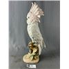 Image 2 : A Vintage Royal Dux Porcelain Cockatoo Small Crack in Base on the Back