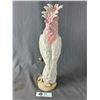 Image 2 : A Vintage Royal Dux Porcelain Cockatoo Small Crack in Base on the Back