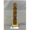 Image 2 : A Vintage West Coast Native 8" Tall Carved Totem Pole