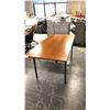 Image 2 : LIGHT WALNUT VENEER ANTENNA EVERYWHERE DESK D30" X W60" X H29"