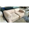Image 2 : BEIGE MAGS SOFT LOW ONE-ARM SINGLE SEAT NARROW RIGHT AND LEFT SOFA D37" X W39" X H28"
