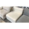 Image 2 : CREAM MAGS SINGLE CENTER UNIT - METAPHOR, AMANDINE 029 SOFA D37" X W30" X H26"