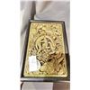 Image 2 : CARVED NEPHRITE INLAID WOOD BOX