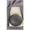 Image 1 : HEAVY CASTED SEAL SCRIPT PRAYER SAUCER IN CASE