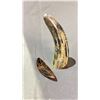 Image 1 : SINO TIBETAN CEREMONIAL HORN ORNAMENTS